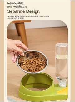 Kidle Cat Bowl Dog Water Feeder Bowl Kitten Drinking Fountain Food Dish Pet Bowl  - Image 2