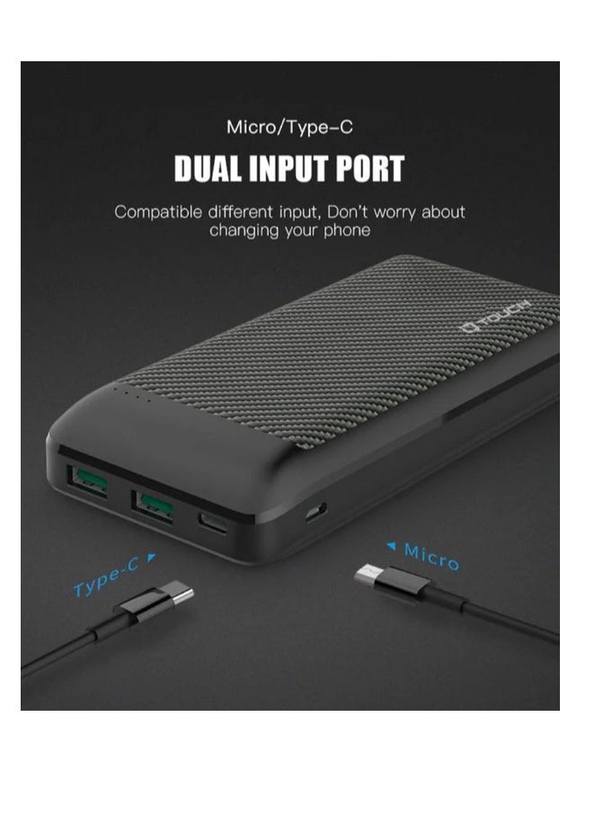 IQ TOUCH IQ Touch 20000mAh Carbon Fiber Power Bank - CARBONBOOST-20 Original  - Image 2