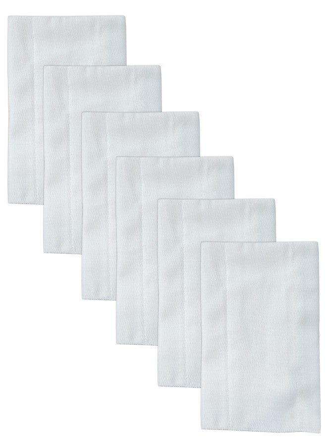 Ruvanti Unisex Baby Boys Girls Birdseye Prefold Cloth Diapers Washable - White 3-Ply 10 Pack - Image 1