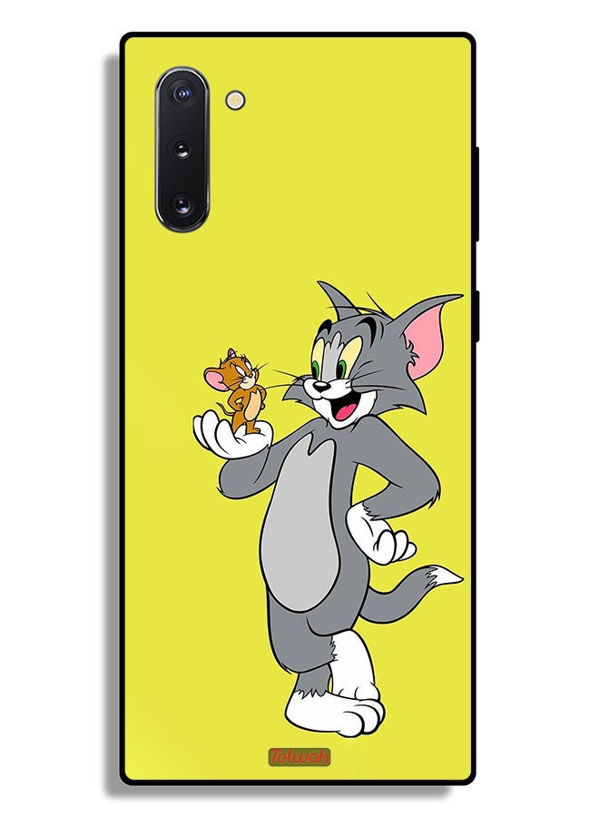 Tolwak Samsung Galaxy Note 10 Protective Case Cover Tom And Jerry - Image 2