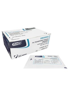 Max Max Pu Transparent Adhesive Wound Dressing 6cmX8cm 30pcs 