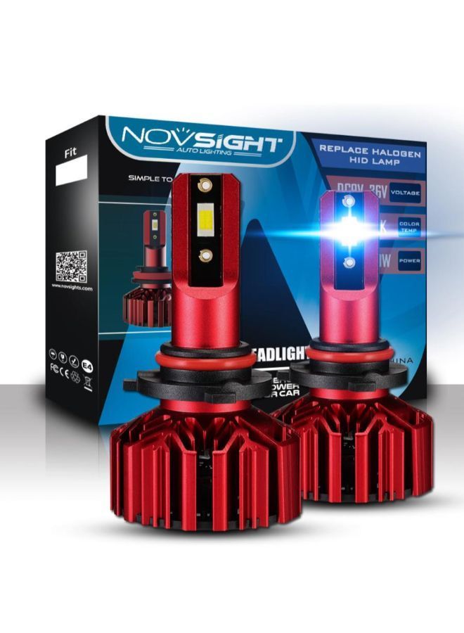 نيبمينينت طقم مصابيح LED أمامية للسيارة H1/H4/H7/H11 9005/9006 مكون من قطعتين - Image 2