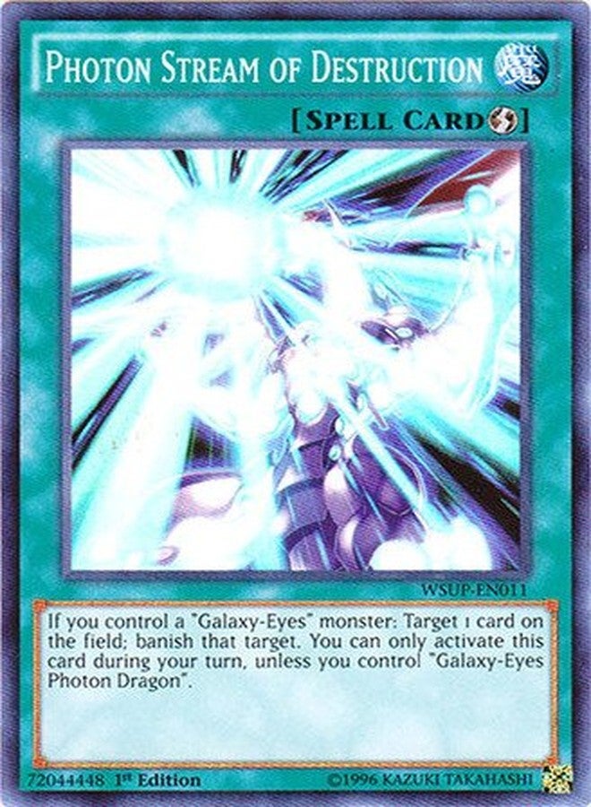 YU-GI-OH! - Photon Stream of Destruction (WSUP-EN011) - World Superstars - 1st Edition - Super Rare