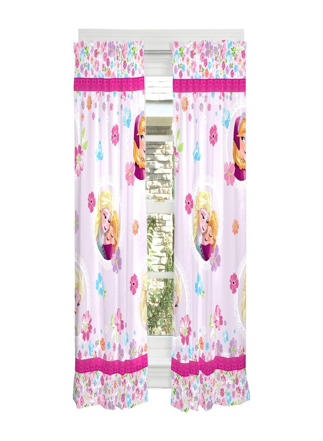 Franco Disney Frozen Kids Window Drapes Set, 82 in x 63 in, Official Disney Product - Image 1