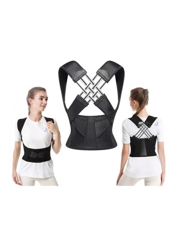 Adjustable Posture Corrector Belt for Men and Women - Breathable Back Brace & Straightener for Spine Support, Hunchback Correction, and Neck Pain Relief - Image 5