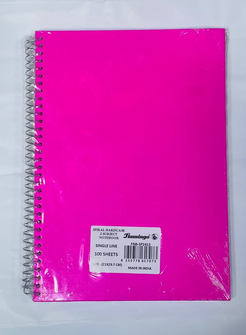 Flamingo دفتر ثقيل 2 موضوع A4 100 ورقة - Image 2