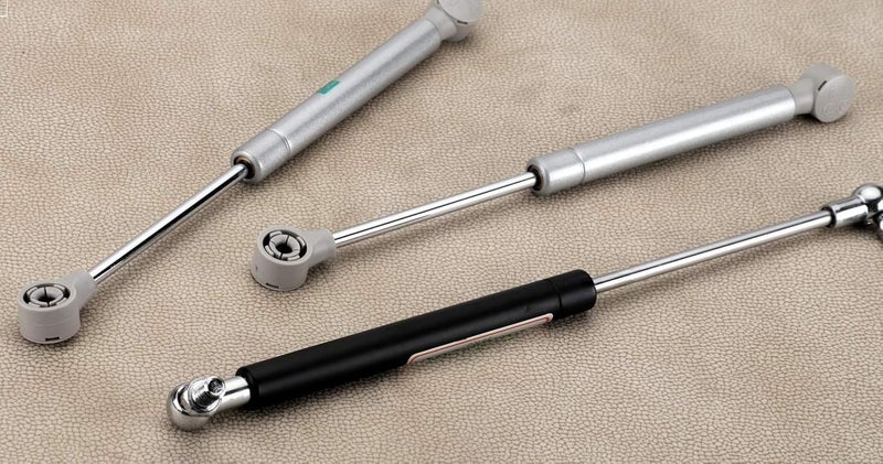 Met Craft Steel 10 Inch Hydraulics Gas Spring Stay Strut Pneumatic Lift Support Cabinet Hinges for 10 KG Load (Silver, 10 KG) - Pack of 2 pcs - Image 4