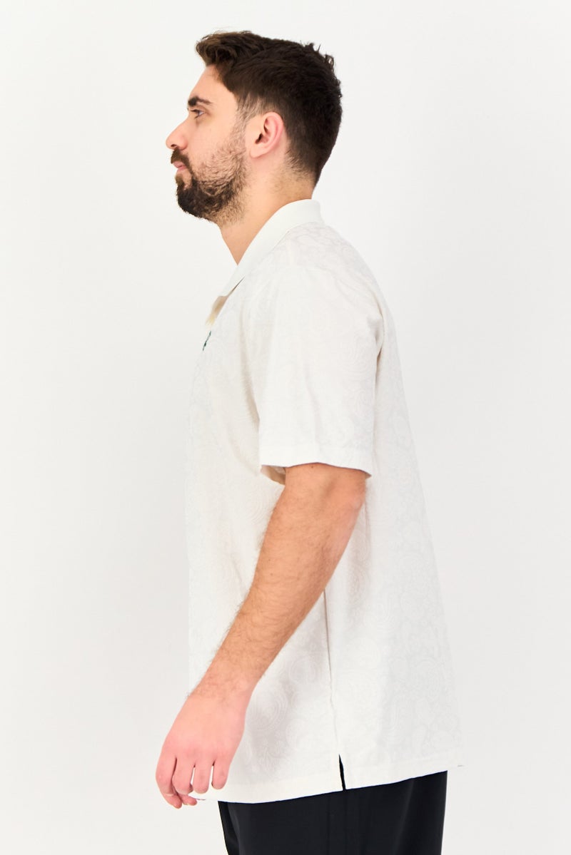 PUMA Men Sportswear Fit Short Sleeve Outdoor Polo, Ivory - Image 2