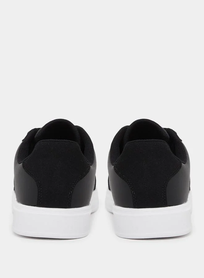 Styli Styli Faux Suede Lace Up Platform Sole Sneakers