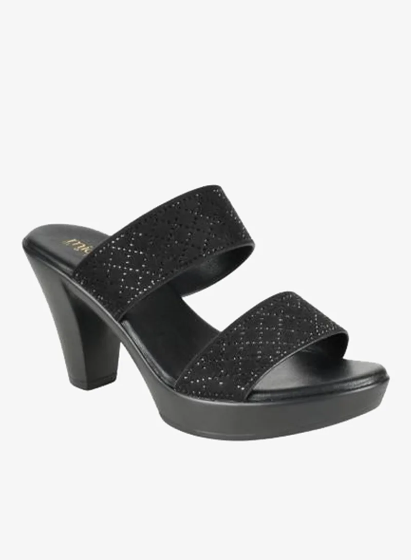 092-2914 Michelle Morgan Ladies High Heel Sandals 913RJ096 Black