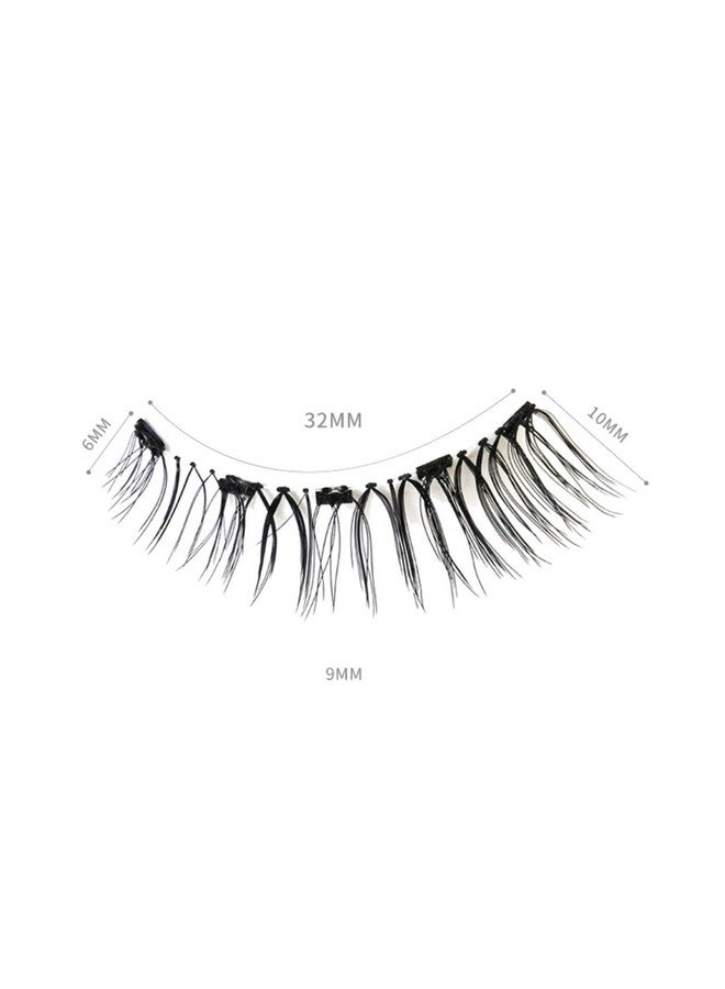 Dorisue Magnetic Eyelashes Magic False Eyelashes With Reusable Lashes Each For 40 Use [4 Pairs Set] E2 Magnetic Lashes - Image 2