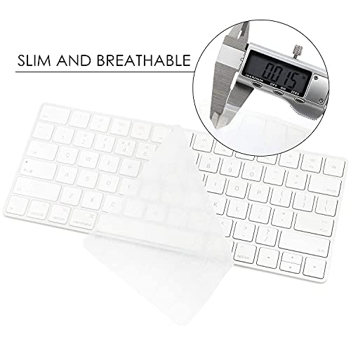 Oaky Premium Keyboard Cover Skin for iMac Tablet, Laptop, Magic Keyboard MLA22LL/A A1644 TPU Keyboard Skin Protector US Layout , 4.72 x 12.59 x 0.78 inches - Image 4