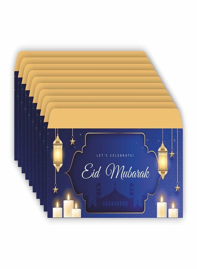 Anne Print Solutions مجموعة كومبو تضم 20 ظرفًا لعيد مبارك + 20 ملصقًا لإغلاق الأظرف، تهنئة ملونة، ليفافا للعيد، أظرف عيد مبارك رمضانية حصرية لتقديم الهدايا، أظرف العيد للنقود - Image 1