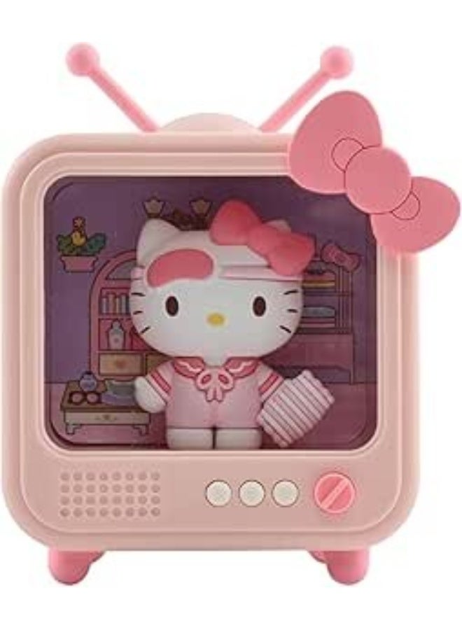 Hello Kitty & Friends Light-Up TV Series Battery Operated - Hello Kitty | Collectible Figure | Sanrio Characters | Display Figure | Perfect Gift for Collectors and Kids