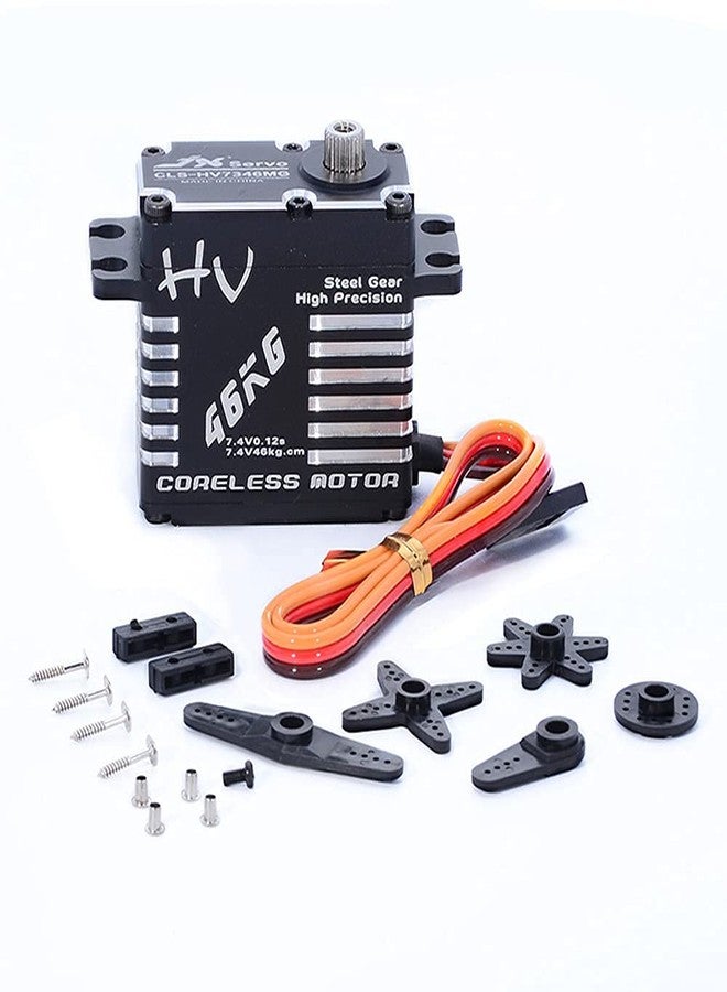 SoloGood JX Servo CLS-HV7346MG 46KG Coreless Servo Motor 7.4V Digital Servo High Precision Steel Gear Full CNC Servo with 25T Servo Horn - Image 3