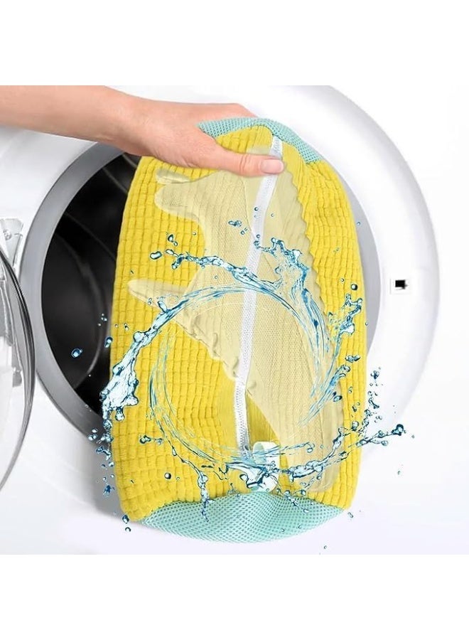 Shoe, Boot, and Sneaker Washing Bag - Washing Machine Bag - Reusable and Hangable Shoe Washing Bag for Washer and Dryer, Washing Machine Shoe Bag for All Types and Sizes of Shoes Multiple Colors - Image 1