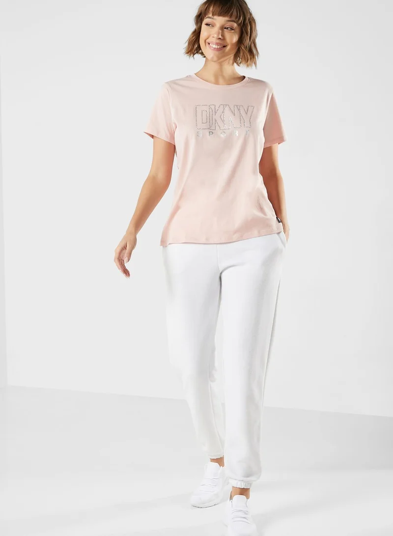 DKNY Logo Crew Neck T-Shirt