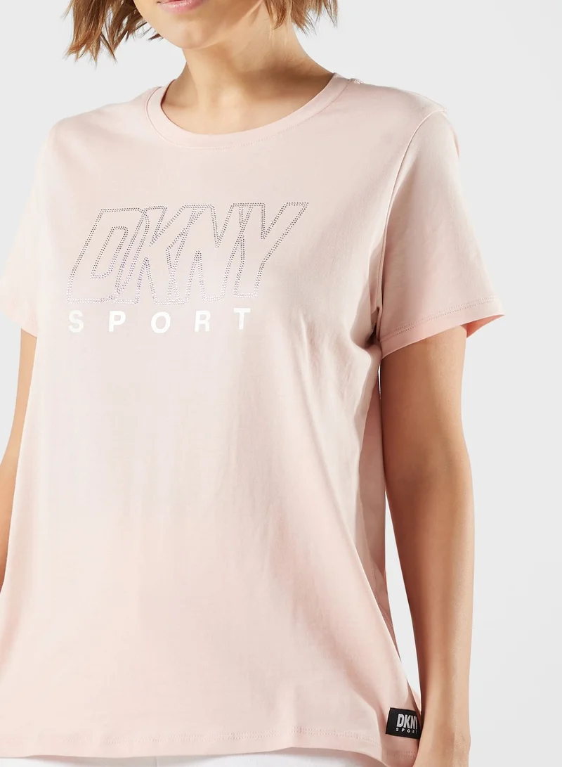 DKNY Logo Crew Neck T-Shirt