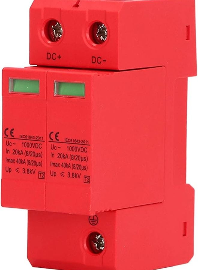 واقي من زيادة التيار المستمر للطاقة الشمسية 1000 فولت تيار مستمر 40 كيلو فولت قطبين مدمج مع تحرير الأعطال - Image 2