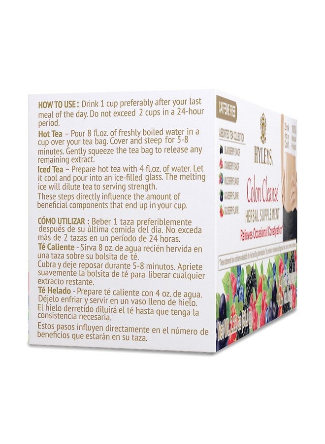Hyleys Colon Cleanse Tea Assorted Flavors - 42 Tea Bags (1 Pack) - Image 3