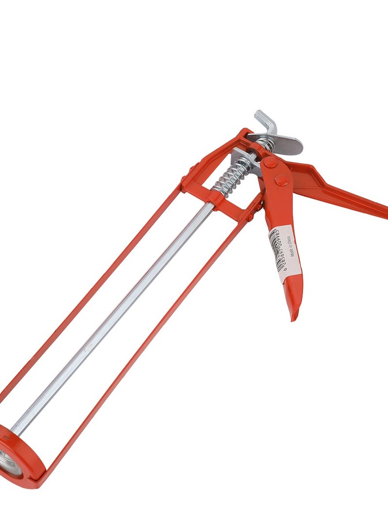 LAWAZIM Caulking Gun I -Orange- Durable Manual Silicone Sealant Tube Applicator Adhesive Cartridge Caulk Dispenser with Smooth Trigger - for Professional Construction Projects and DIY Home Repair - Image 1