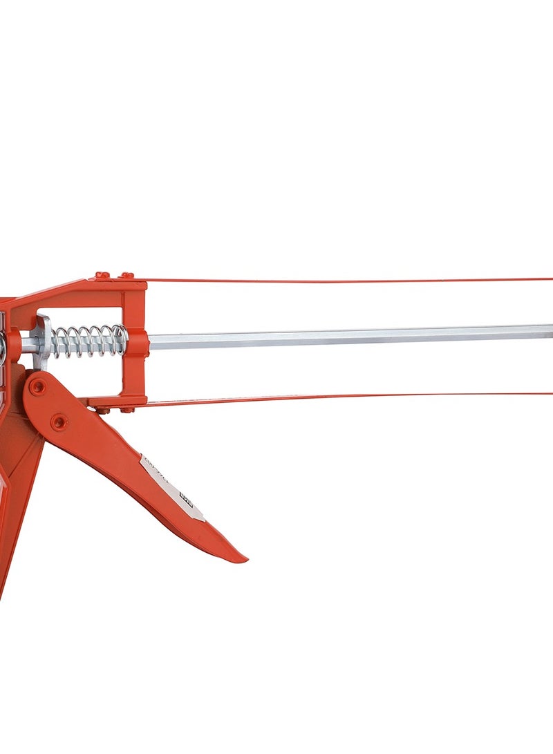 LAWAZIM Caulking Gun I -Orange- Durable Manual Silicone Sealant Tube Applicator Adhesive Cartridge Caulk Dispenser with Smooth Trigger - for Professional Construction Projects and DIY Home Repair - Image 2