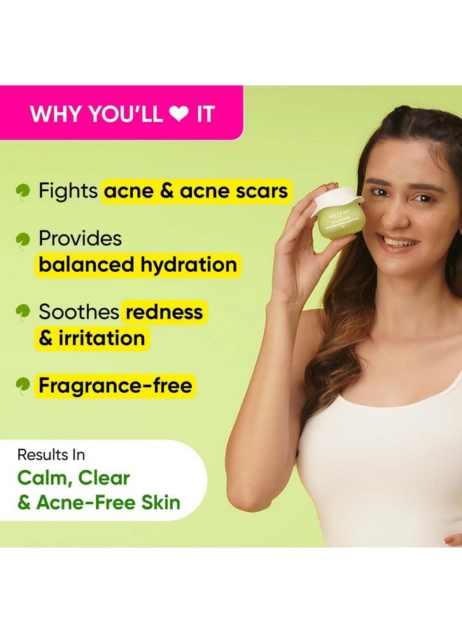 Dot & Key Dot & Key CICA Calming Skin Renewing Night Gel | For Oily, Acne Prone And Sensitive Skin | Night Cream with Niacinamide, Green Tea & Hyaluronic | Fades Blemishes & Dark Spots | 25ml  - Image 2
