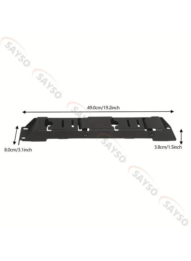 Black Heavy Duty Rear Door Step Ladder Adjustable Height Sturdy Metal for RV Truck Van - Image 3