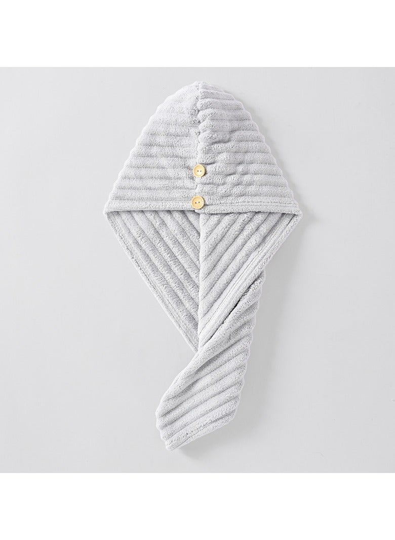 Goolsky 1pc Soft Shower Towel Twist Hair Drying Towel Water Absorbent Quick Dry Turban Shower Cap back to school Bathroom access Very good gift, suitable gift choice - Image 1