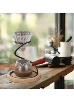 XiuWoo Coffee Pour Over Coffee Drip Stand Glass Hand Brewing Coffee Pot With Filter Paper Set  - Image 2