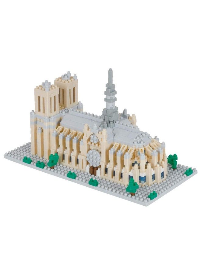 Nanoblock Notre Dame Cathedral [World Famous Buildings] Sight To See Series Building Kit (Nbh_205) - Image 4