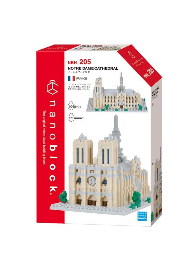 Nanoblock Notre Dame Cathedral [World Famous Buildings] Sight To See Series Building Kit (Nbh_205) - Image 3