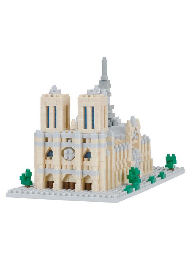 Nanoblock Notre Dame Cathedral [World Famous Buildings] Sight To See Series Building Kit (Nbh_205) - Image 2