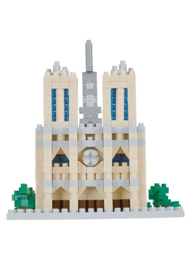 Nanoblock Notre Dame Cathedral [World Famous Buildings] Sight To See Series Building Kit (Nbh_205) - Image 5