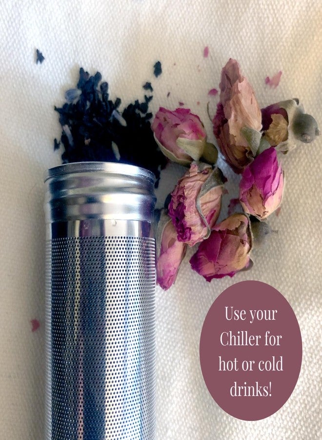 Ceres CHILL Straw Lid with Infuser - Converts OG or Demigoddess Portable Breast Milk Chiller into a Double Wall Insulated Drink Bottle and Fruit Infused Water Bottle for Hot or Cold Beverages - Image 3