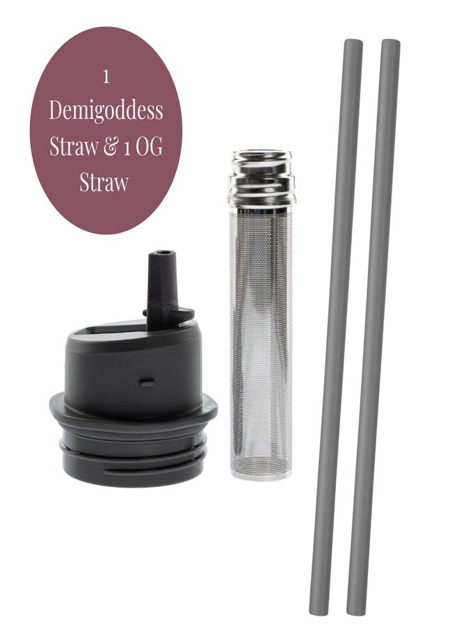 Ceres CHILL Straw Lid with Infuser - Converts OG or Demigoddess Portable Breast Milk Chiller into a Double Wall Insulated Drink Bottle and Fruit Infused Water Bottle for Hot or Cold Beverages - Image 2