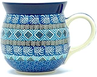 Polish Pottery Gallery Polish Pottery Mug - 15 oz. Bubble - Aztec Sky - Image 1