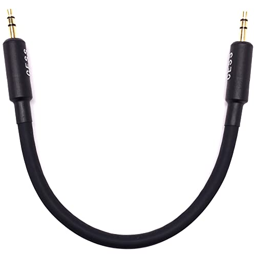 CNCESS CESS-070 Short Stereo Audio Cable with 3.5mm TRS Connectors Male to Male, 6 Inches - Image 4