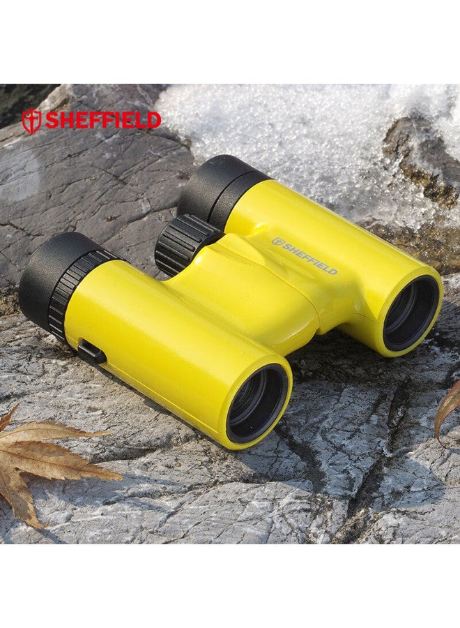 Sheffield Children's Eye Protection Professional High-power Hd Binoculars Portable Yellow Birthday Gift Toy For Boys And Girls - Image 1