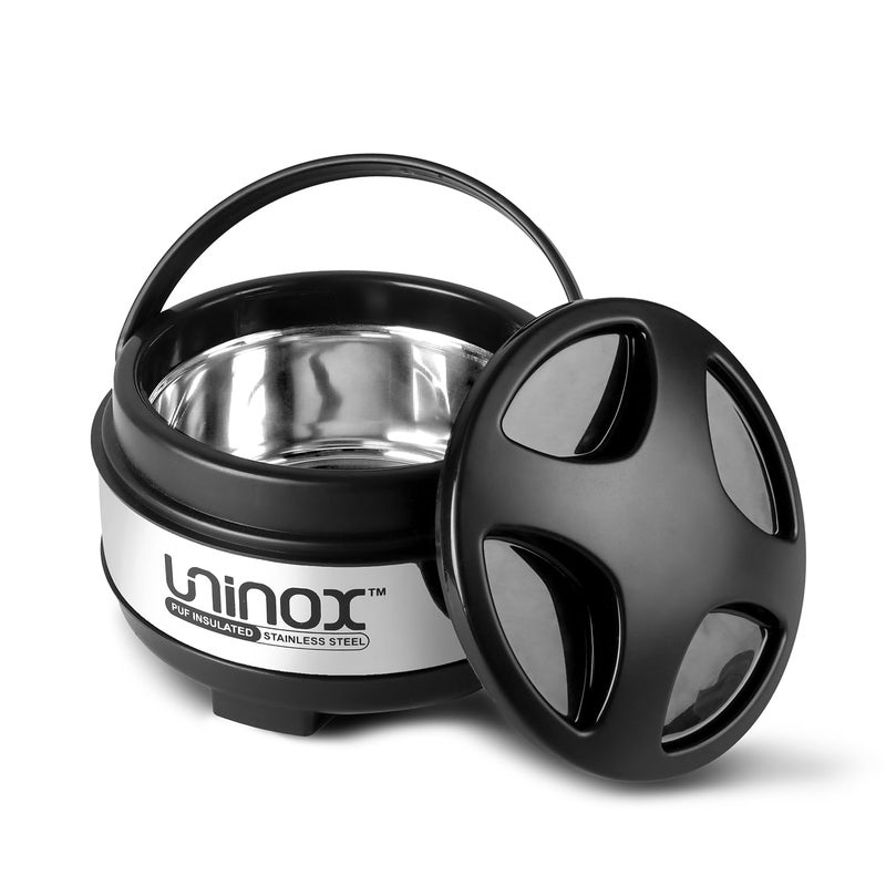 Uninox Insulted Stainless Steel Thermoware Casserole 700 ml with Lid | Hotpot for Roti/Chapati | Easy to Carry Food Warmer | Serving | Double Walled - Image 4