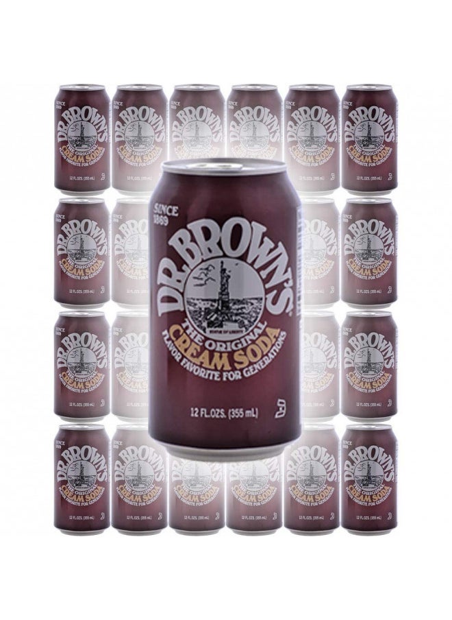 Dr. Brown's Dr. Brown Cream Soda 6 pack, 12-ounces (Pack of 4) 