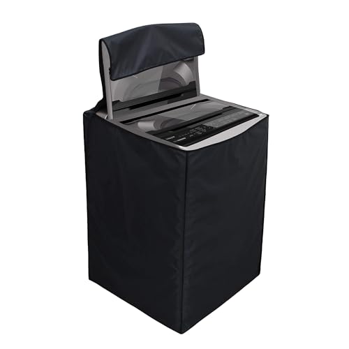 Glory Care Waterproof & Dust-Proof Top Loading Fully Automatic Washing Machine Cover for 6 kg, 6.5 kg, 7kg & 7.5 kg -(Grey ), Polyester - Image 1