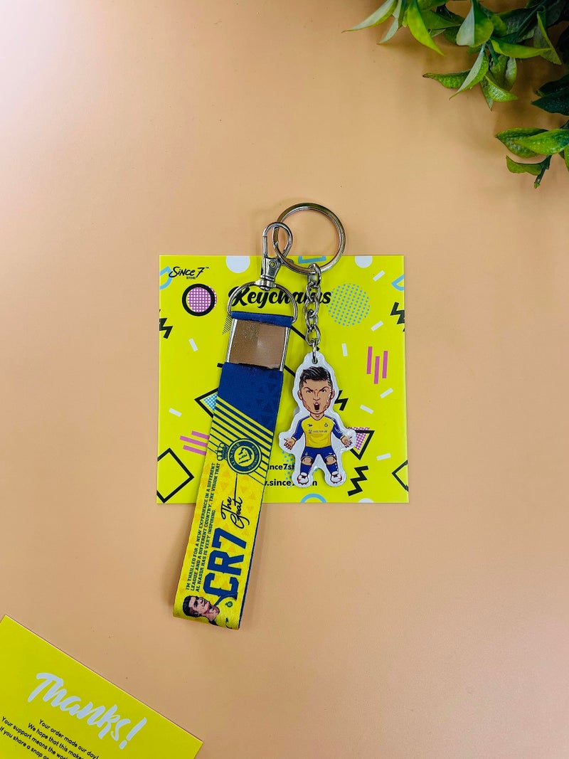 SINCE 7 STORE Nassr Double Sided Printed Keychain For Gifting/For Football Fans/For Fans (Combo) - Image 2