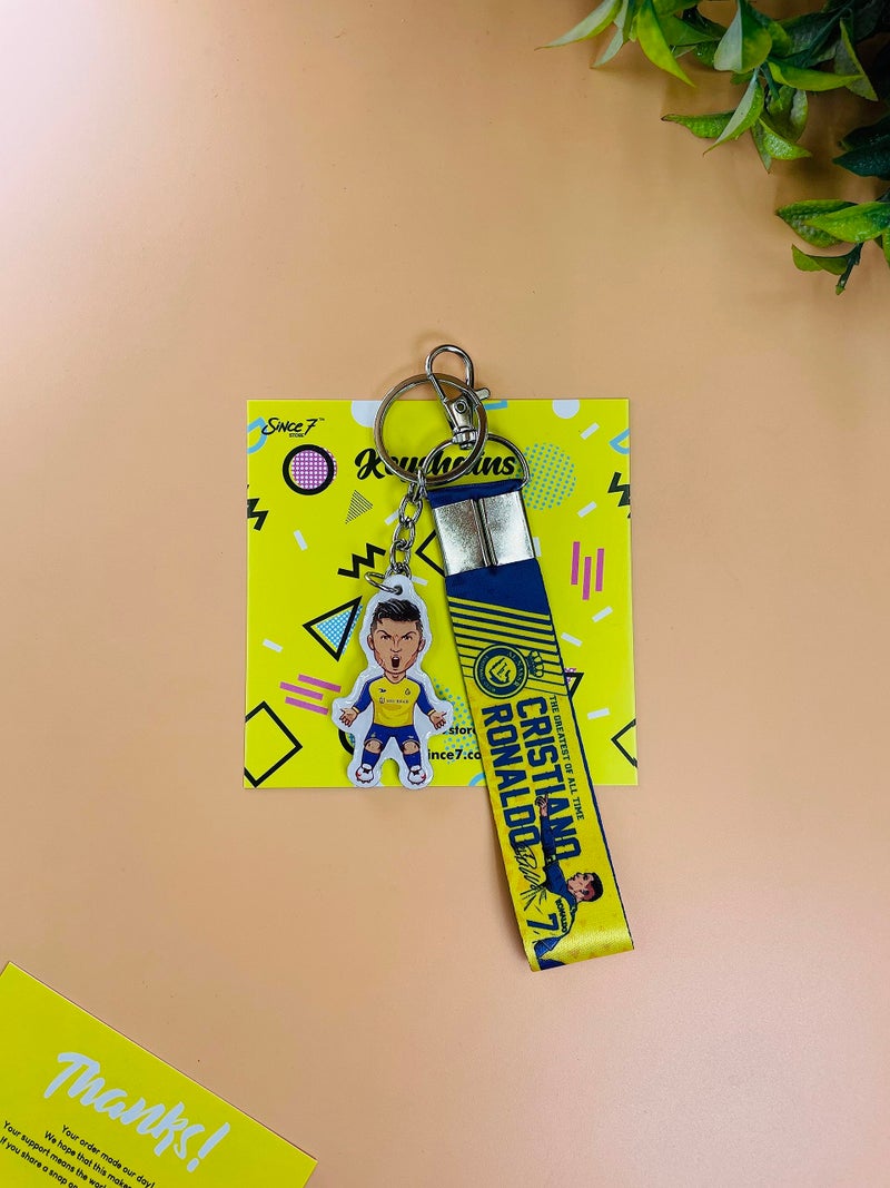 SINCE 7 STORE Nassr Double Sided Printed Keychain For Gifting/For Football Fans/For Fans (Combo) - Image 3