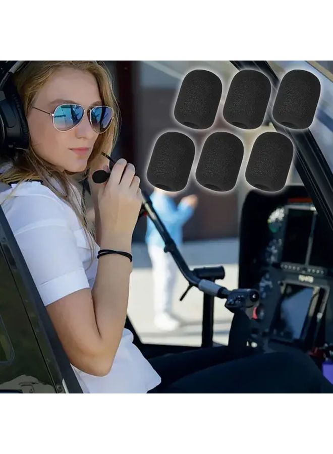 20pcs Mini Microphone Sponge Cover Windscreen Protective Ear Cushion For Headsets - Image 2