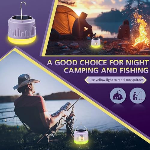 KAVANA Solar Hanging Lights Outdoor | Waterproof LED 3 Modes Solar Lamp | Auto-Charging Exterior Security Light for Porch, Patio, Garden, Balcony & Pathway - Image 3