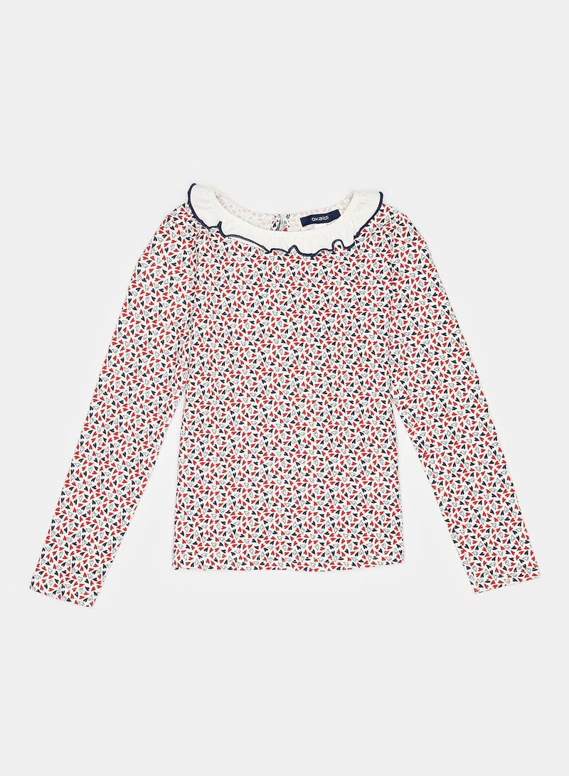 Okaidi Girls T-Shirt - Image 1