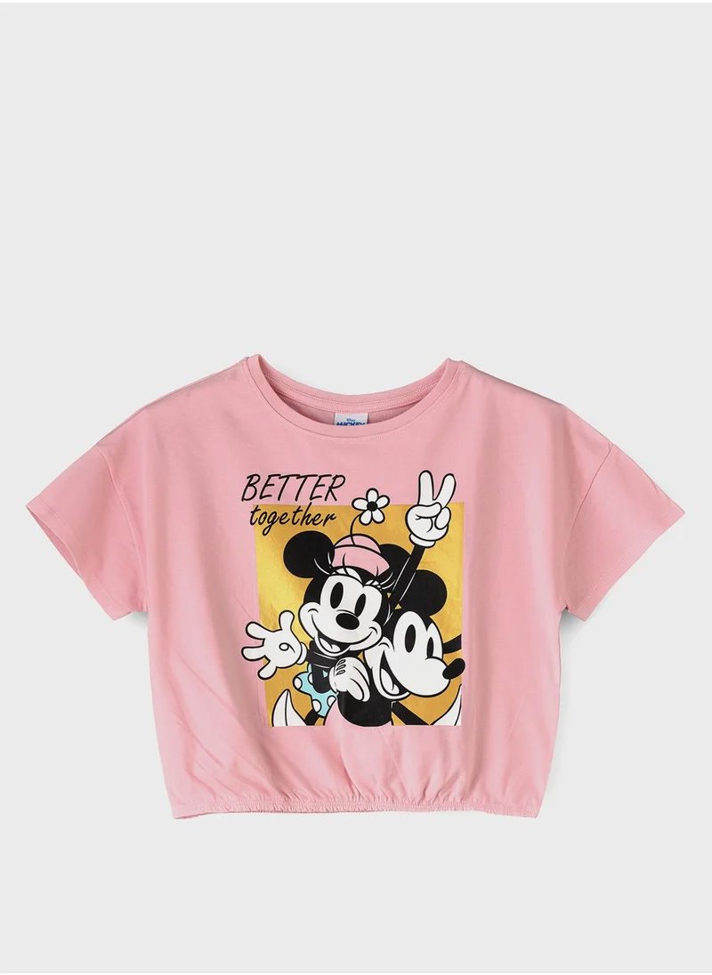 Urban Haul Kids Disney Mickey & Fashion T-Shirt