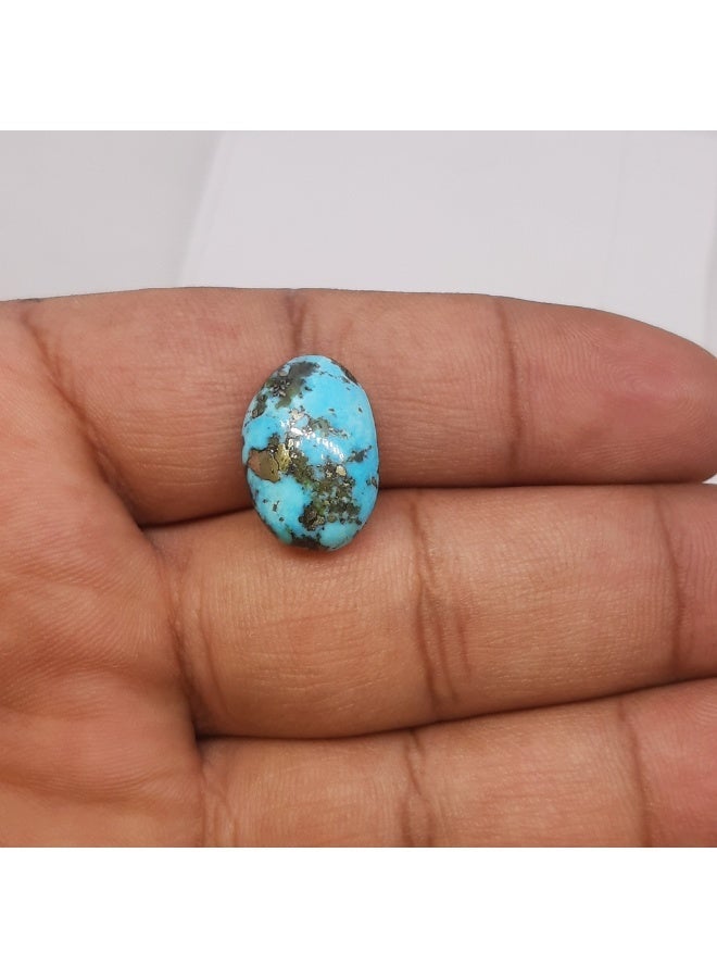Ayezeh Jewels Original Iranian Turquoise (Feroza) | Natural Persian Sky Blue Turquoise Loose Gemstone for Ring Pendant | December Birthstone | Ayezeh Jewels - Image 1
