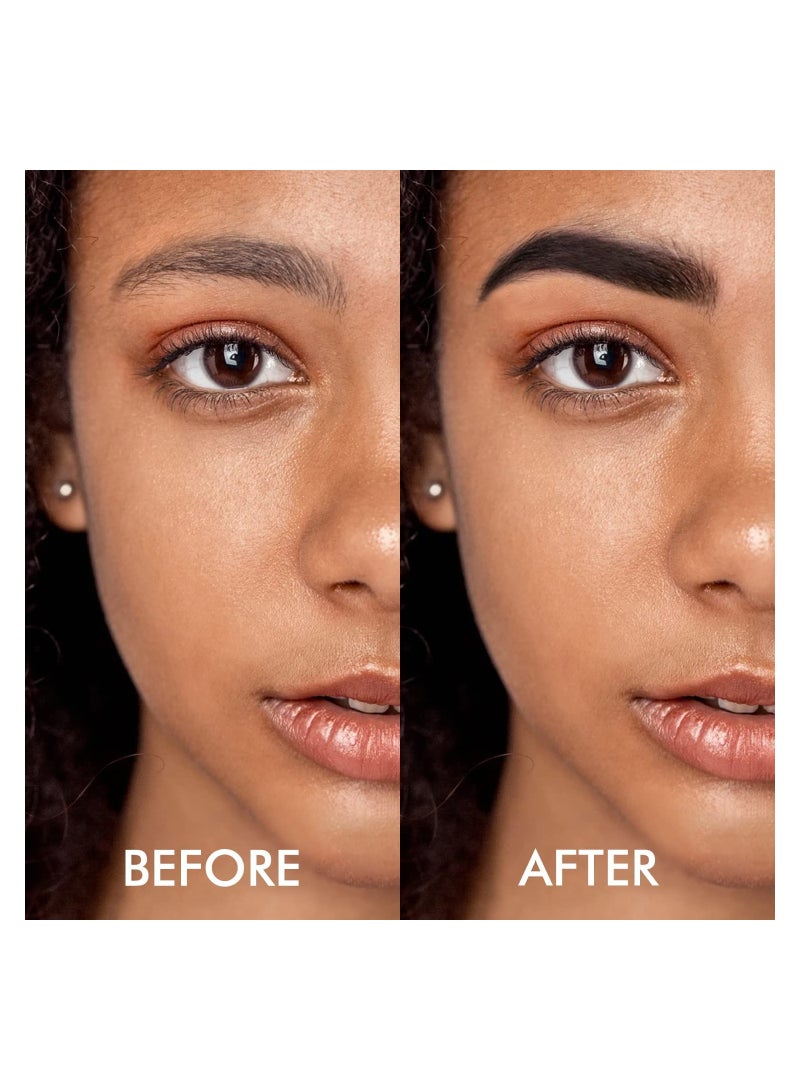 رات سو مجموعة قوالب الحواجب بختم: تتضمن مجموعة القوالب للحواجب قوالب لتشكيل الحواجب بـ 8 أنماط، قابلة لإعادة الاستخدام مع مقبض وحزام لسهولة الاستخدام، ويمكن غسلها بسهولة. - Image 3